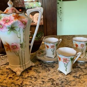 Nippon chocolate teapot and cups